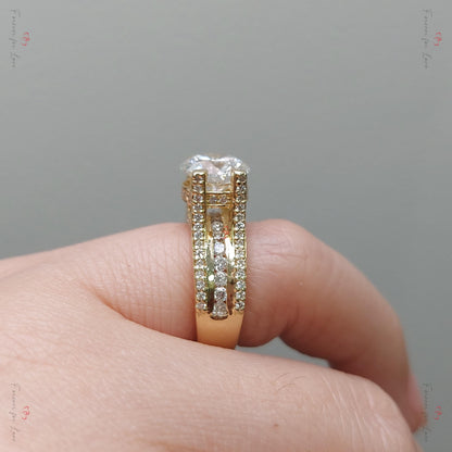 2 Ct IGI Certified Round Lab Diamond Engagement Ring