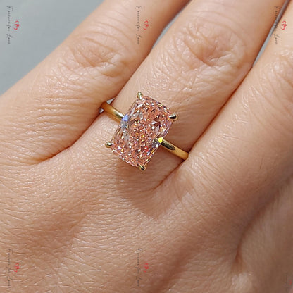 IGI Certified Cushion Lab Diamond Engagement Ring