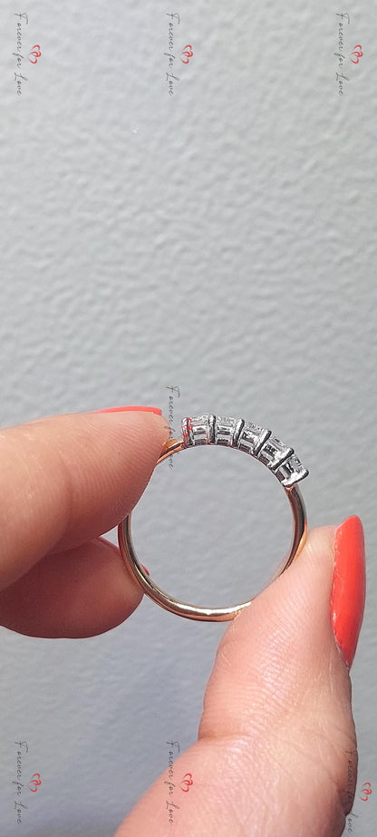 Radiant Lab Diamond Half Eternity Band