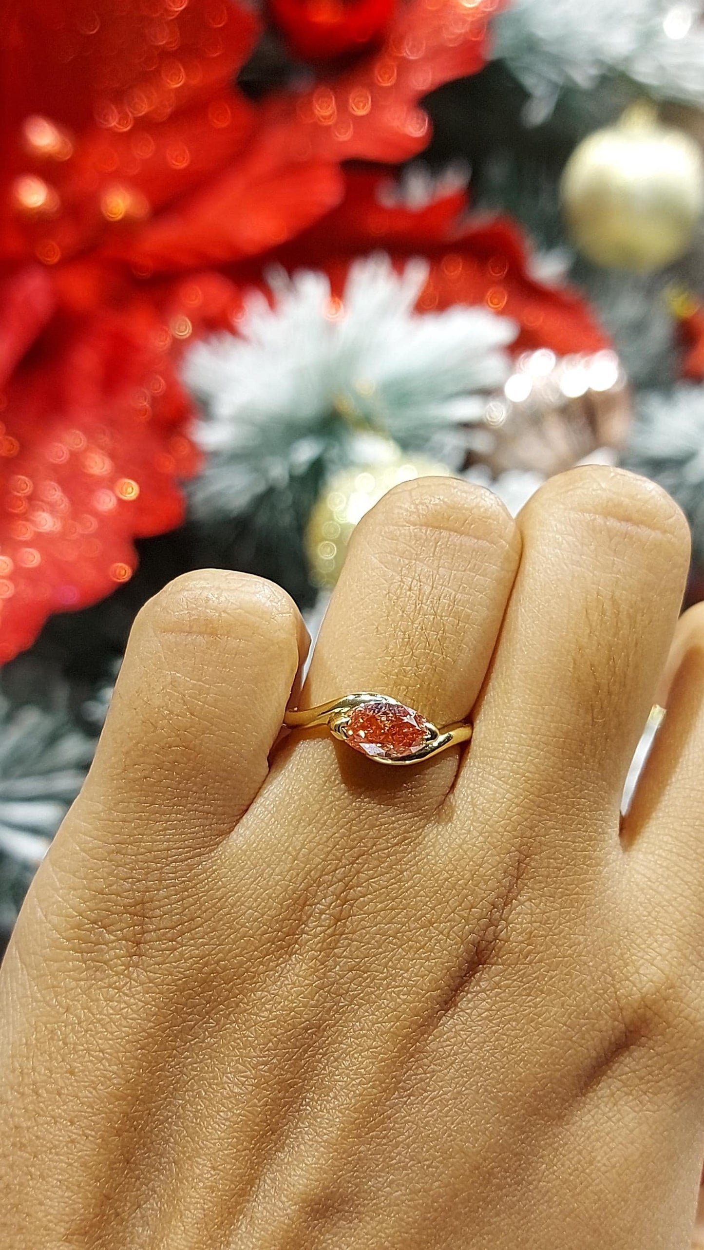IGI Certified Marquise Lab Diamond Engagement Ring Marquise cut 1Ct Moissanite Brilliant Cut engagement ring in 935 Argentium Silver — custom handcrafted by Forever For Love