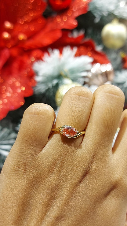 IGI Certified Marquise Lab Diamond Engagement Ring