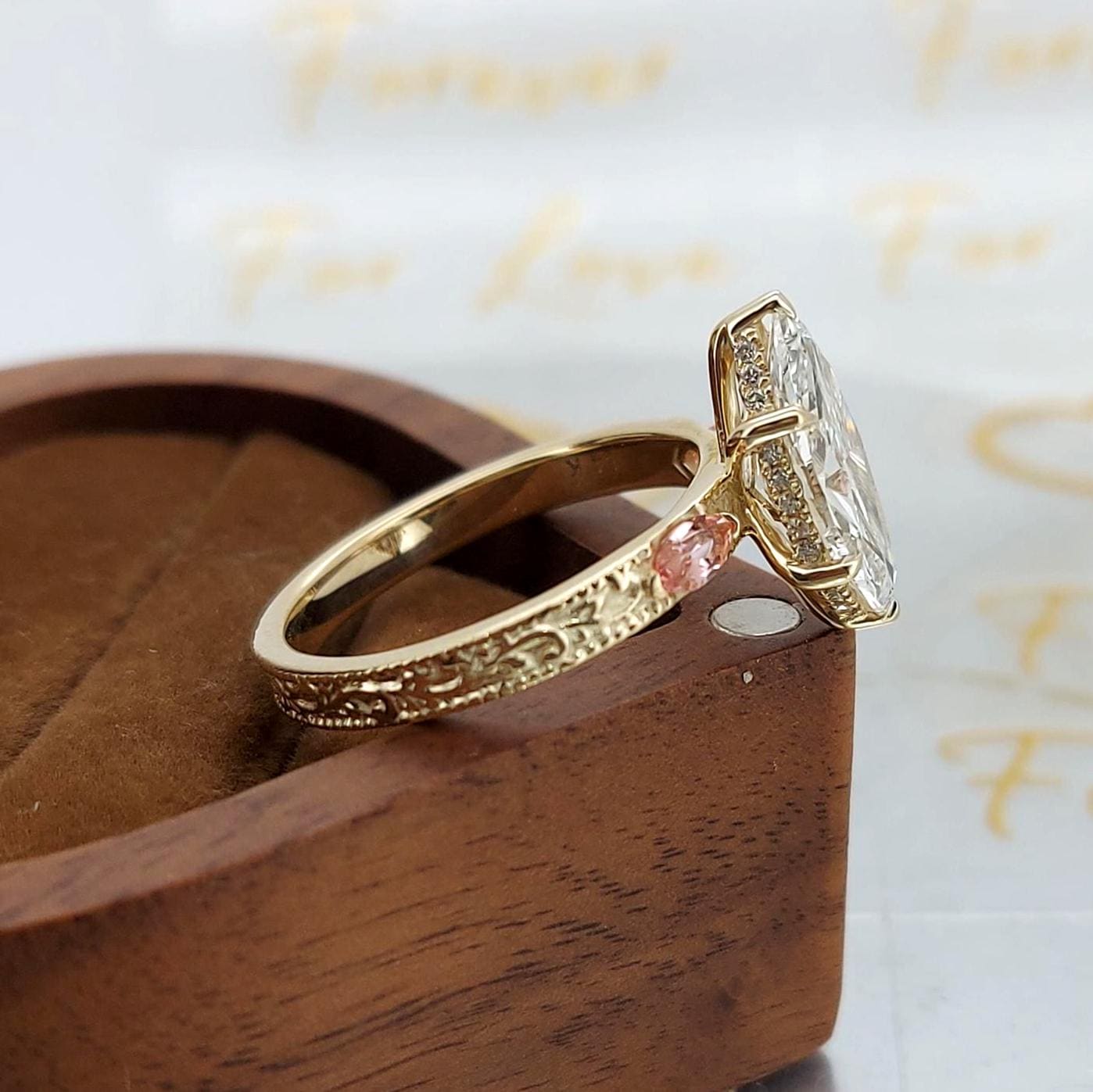 IGI Certified Marquise Lab Diamond Band