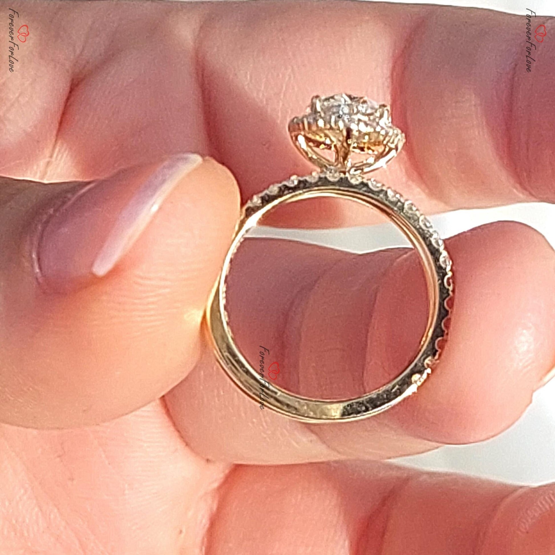 2 Ct IGI Certified Oval Lab Diamond Solitaire Engagement Ring