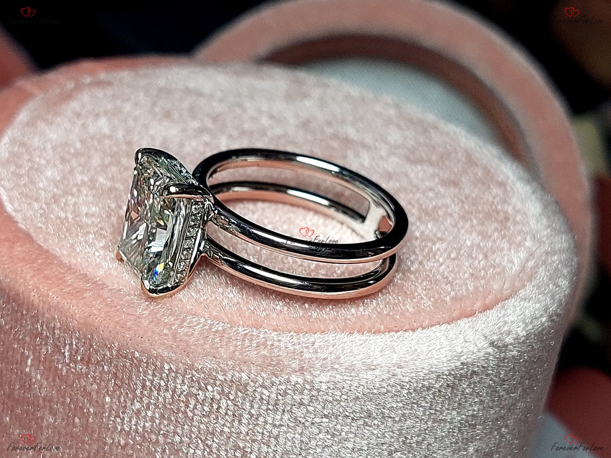 2.6 Ct IGI Certified Radiant Diamond Solitaire Engagement Ring