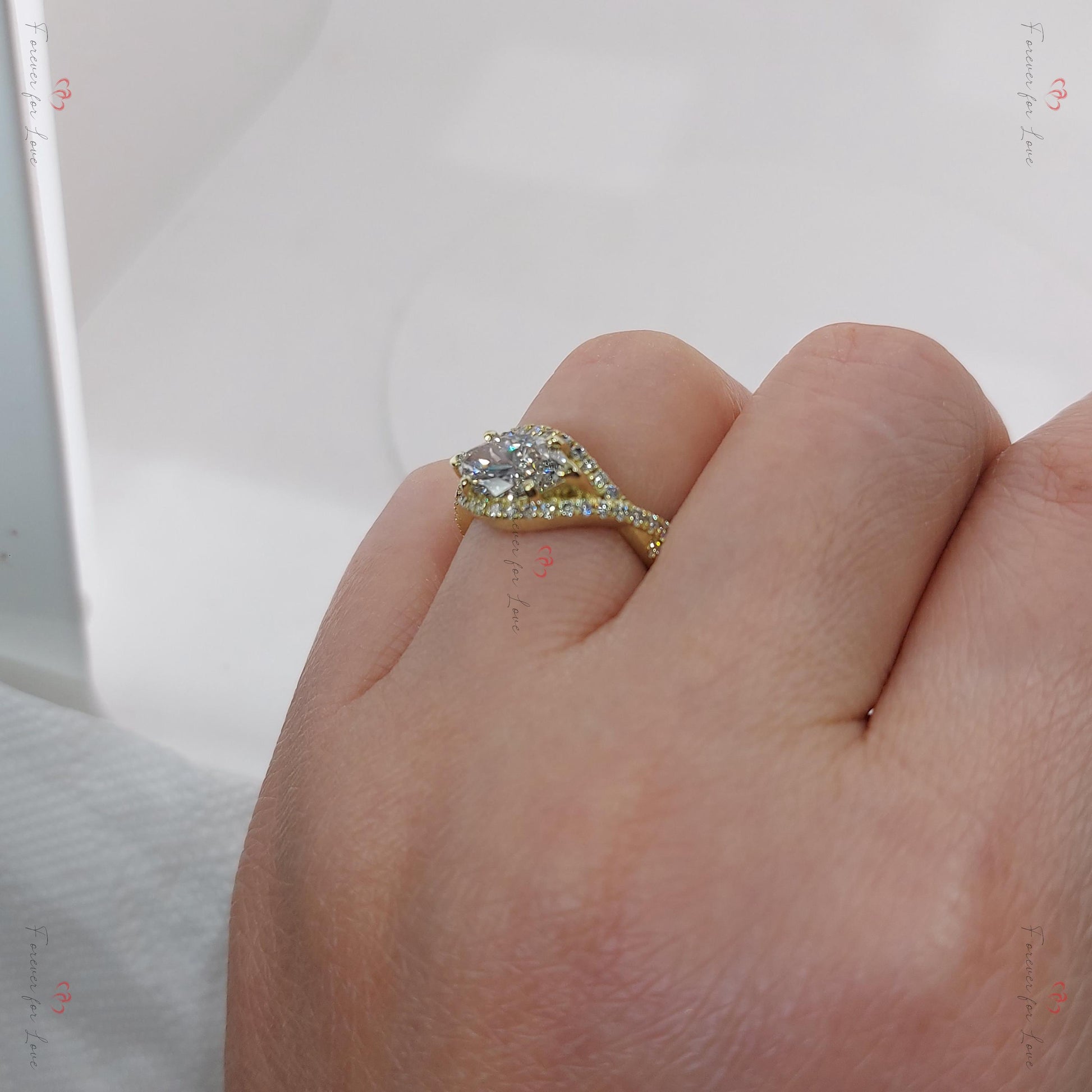 Marquise Diamond Band