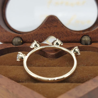 Round Lab Diamond Band