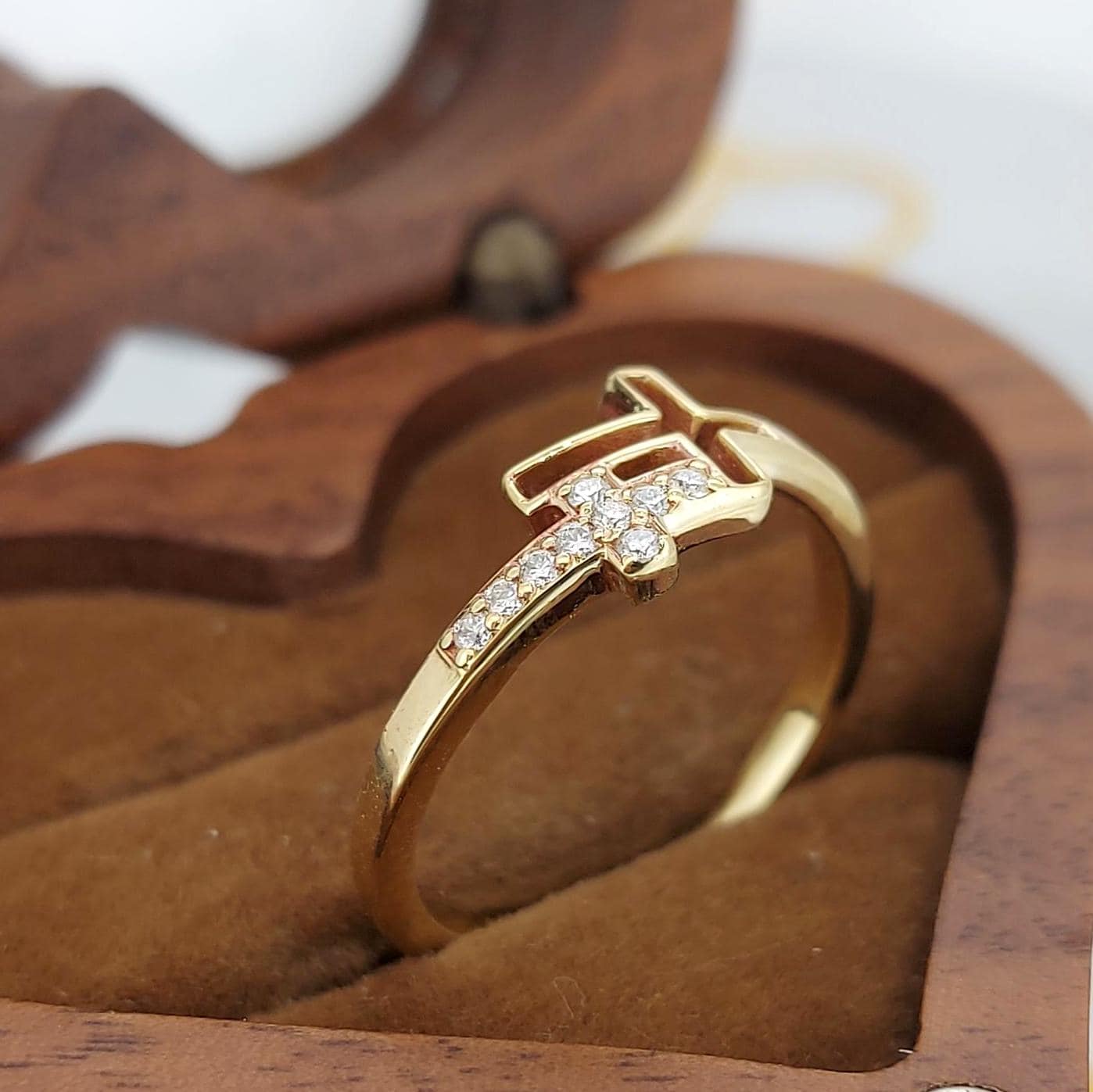 Round Lab Diamond Stacking Ring