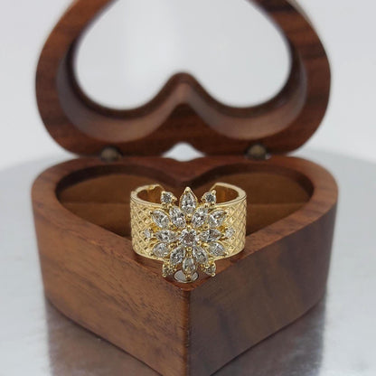 Pear Diamond Wedding Band