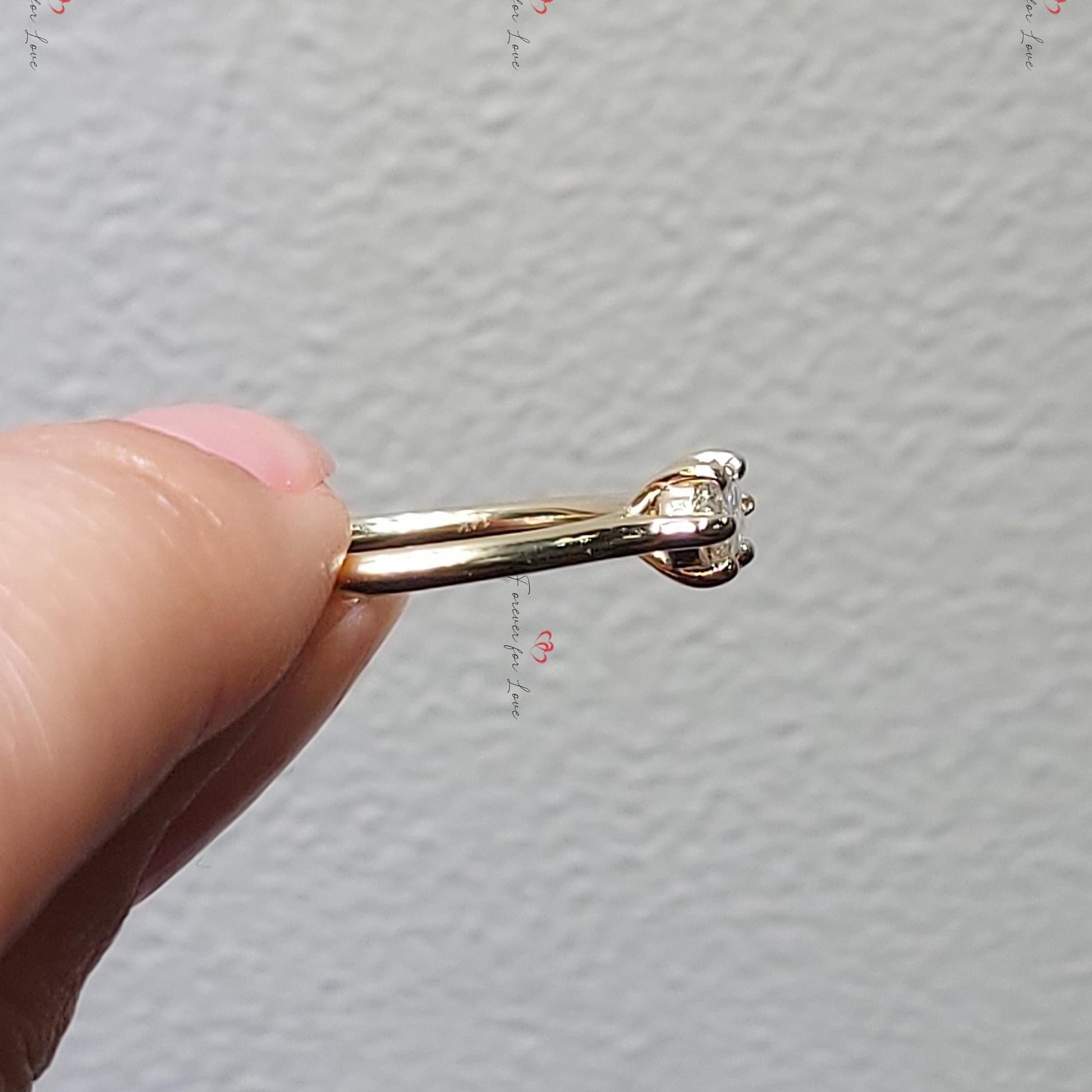1 Ct IGI Certified Marquise Lab Diamond Engagement Ring