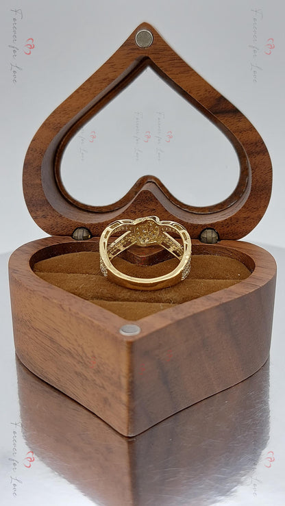 Round Moissanite Wedding Band