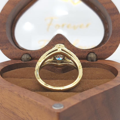 IGI Certified Oval Lab Diamond Band