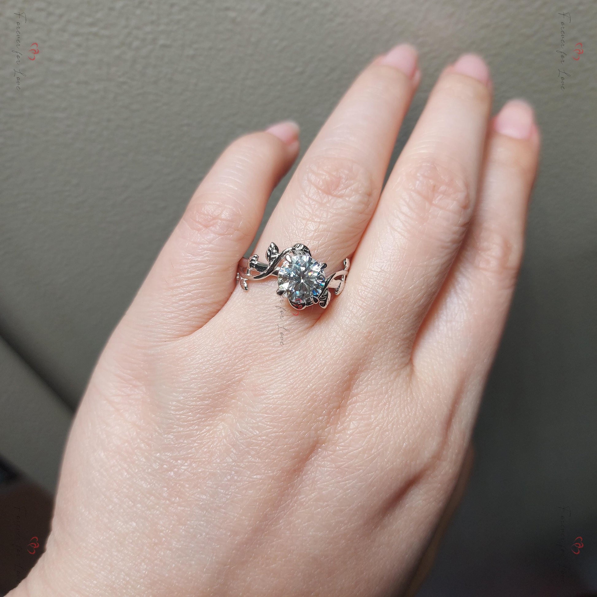 3 Ct IGI Certified Lab Diamond Engagement Ring