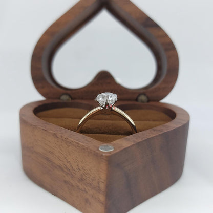 3 Ct Old Mine Lab Diamond Halo Engagement Ring