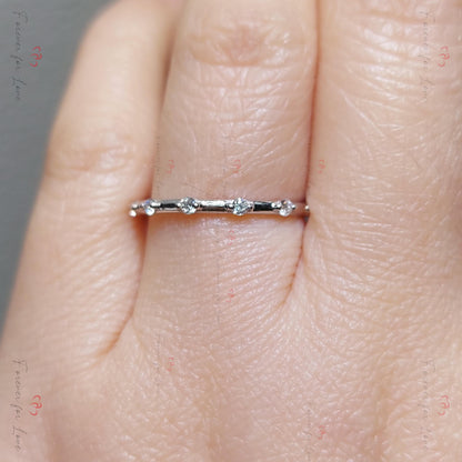 Round Natural Diamond Eternity Band