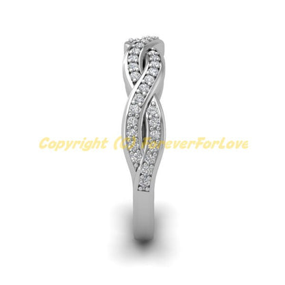 Round Natural Diamond Eternity Band