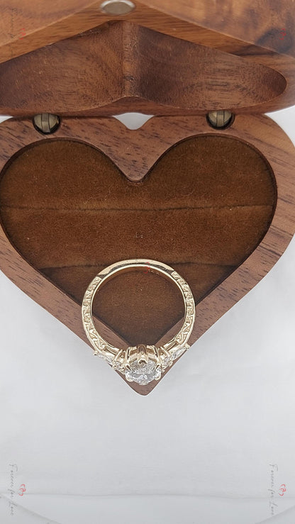 IGI Certified Marquise Lab Diamond Engagement Ring