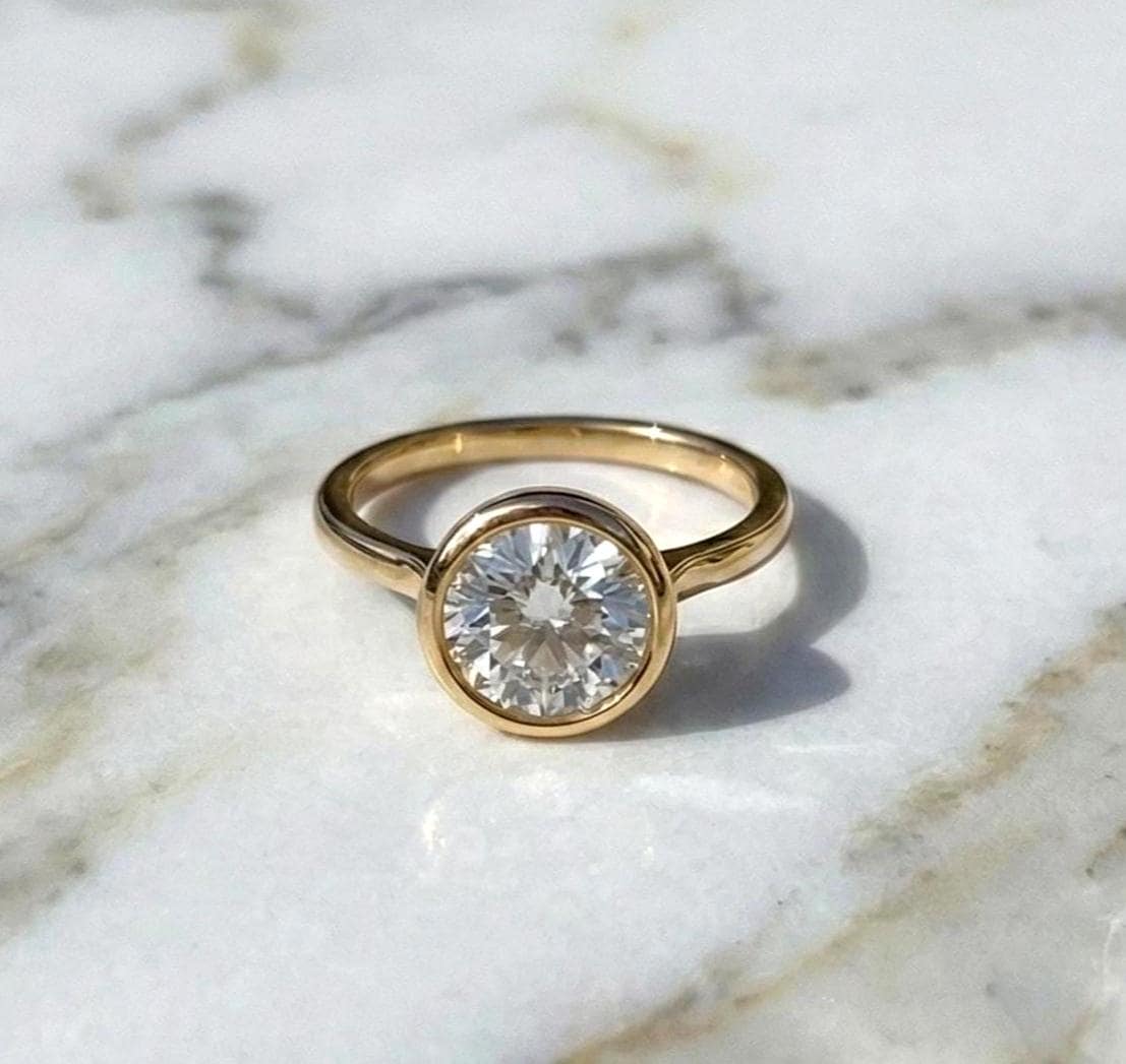 2.5 Ct IGI Certified Round Lab Diamond Solitaire Ring