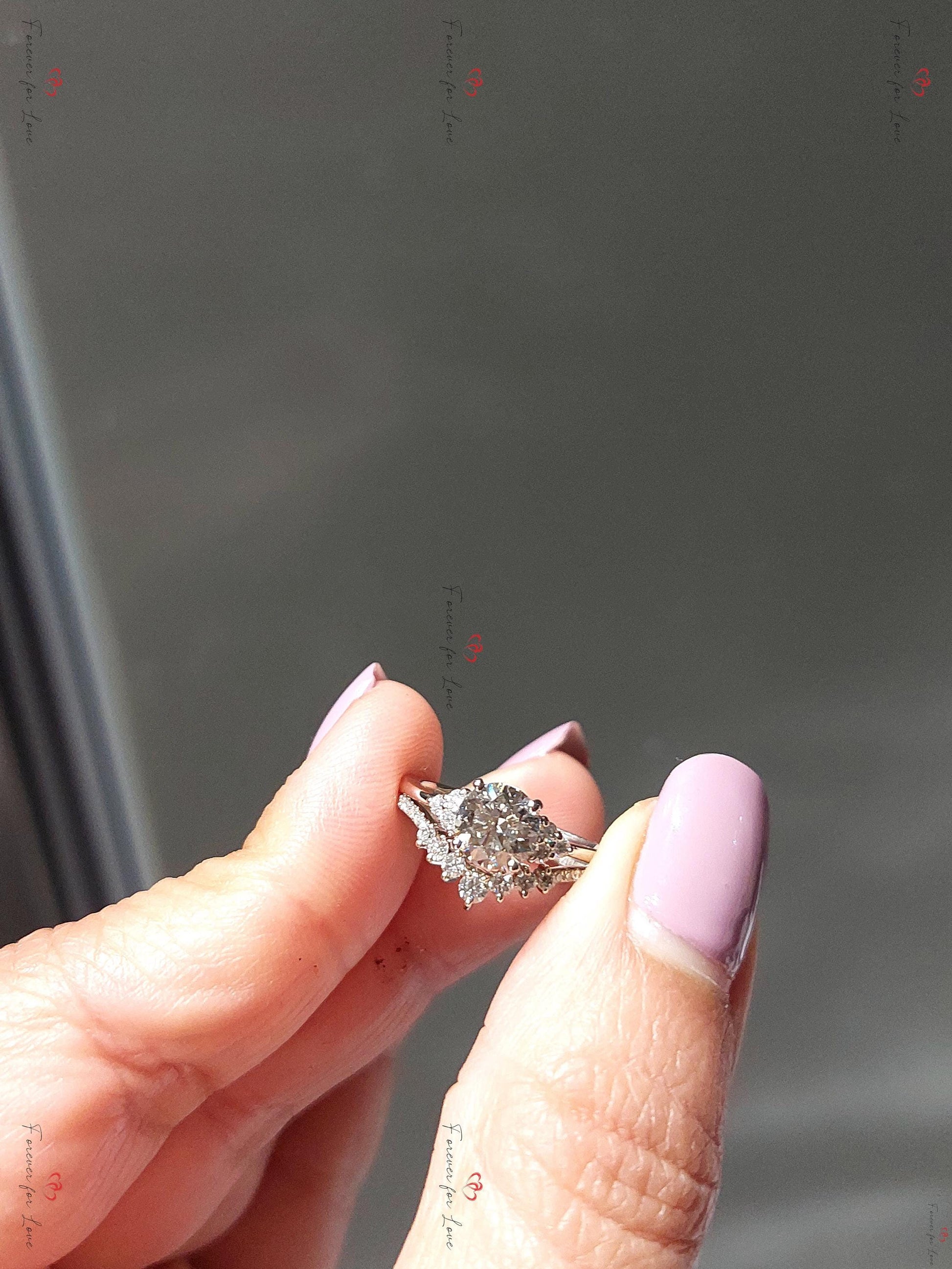 Round Lab Diamond Engagement Ring