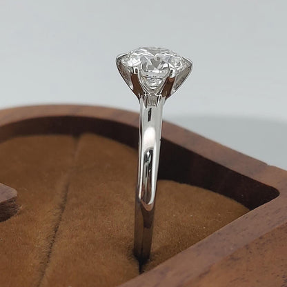 1.58 Ct IGI Certified Round Lab Diamond Solitaire Engagement Ring