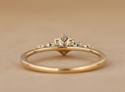 Round Lab Diamond Engagement Ring