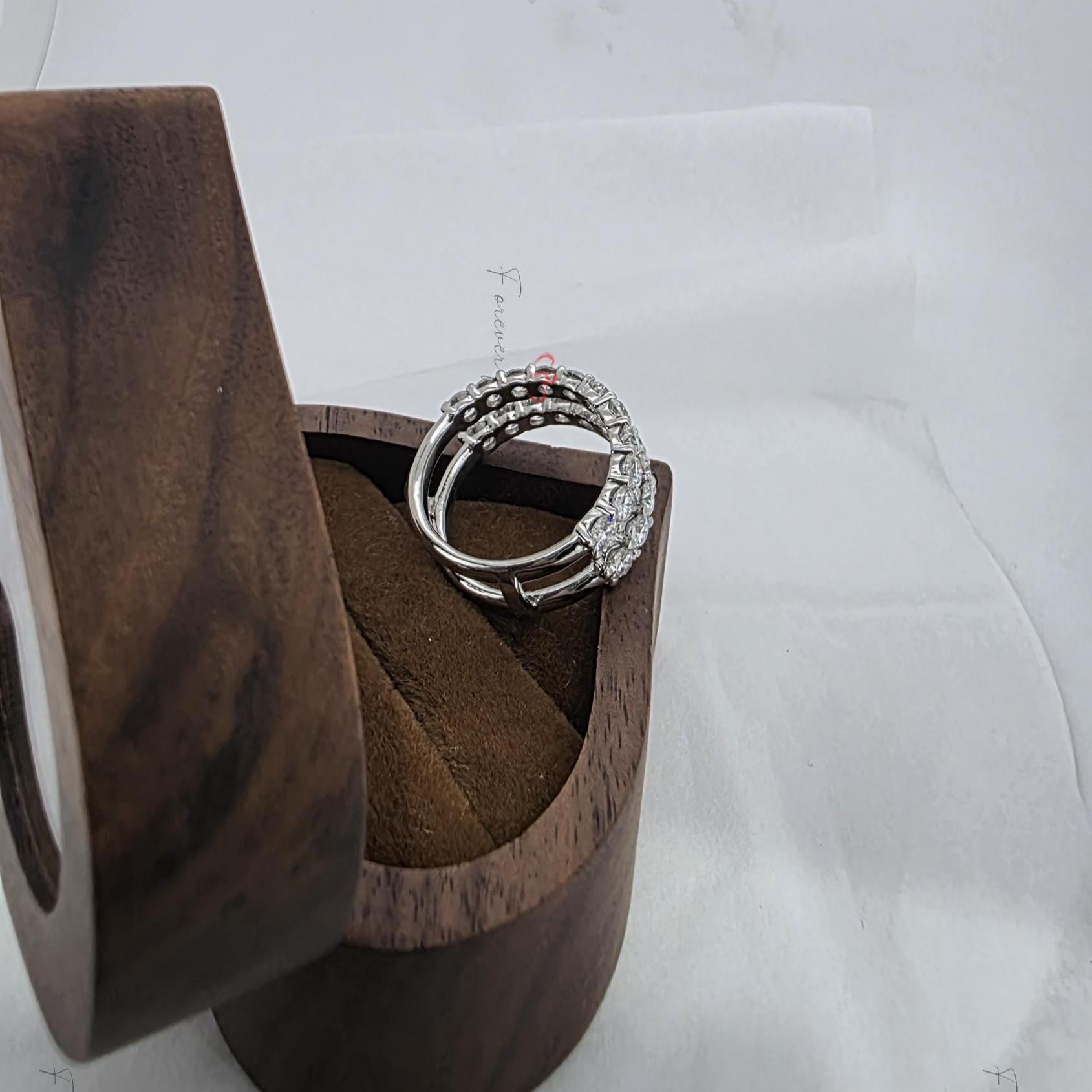 Enhancer wedding band, women vintage Diamond Marquise enhancer, Solid 14K Rose gold Bridal Stacking Anniversary Ring for Her.