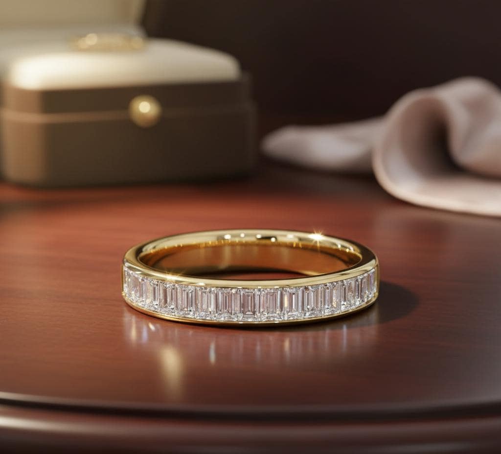 Baguette Lab Diamond Eternity Band