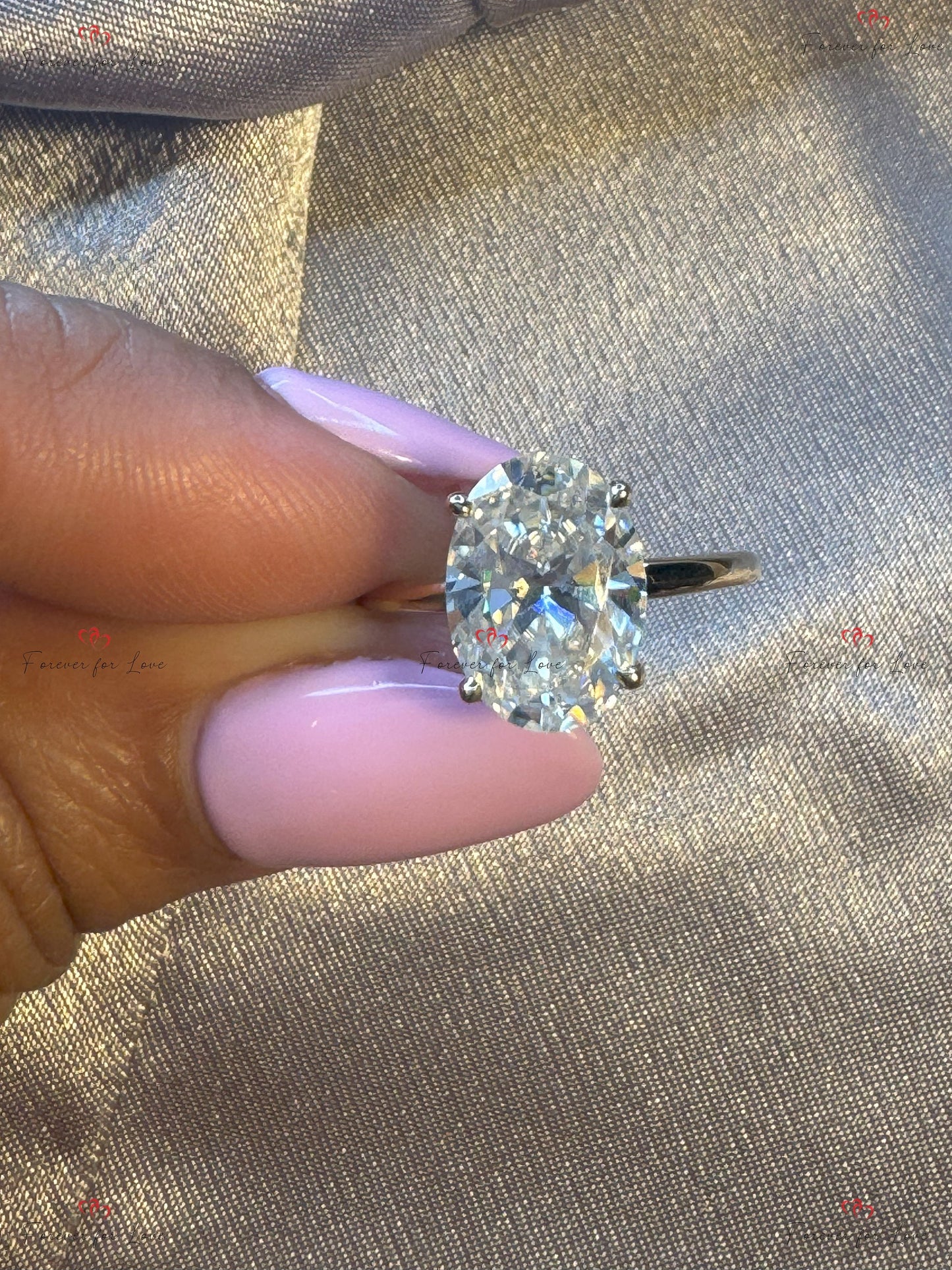 Oval Engagement Ring, 3.5Ct hybrid Crushed ice Oval 11*8mm Moissanite engagement ring, diamond double hidden halo ring,. Oval cut 1Ct Moissanite Brilliant Cut engagement ring in 935 Argentium Silver — custom handcrafted by Forever For Love