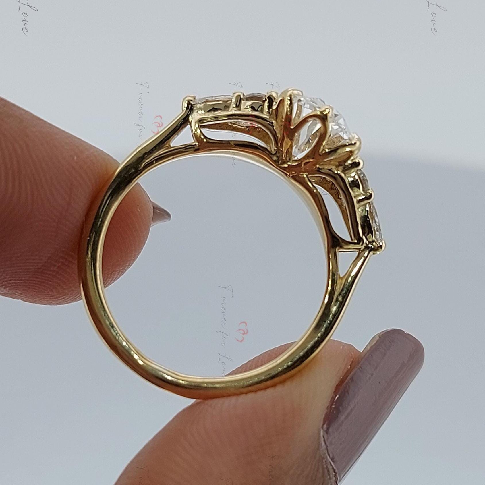 Oval Lab Diamond Engagement Ring