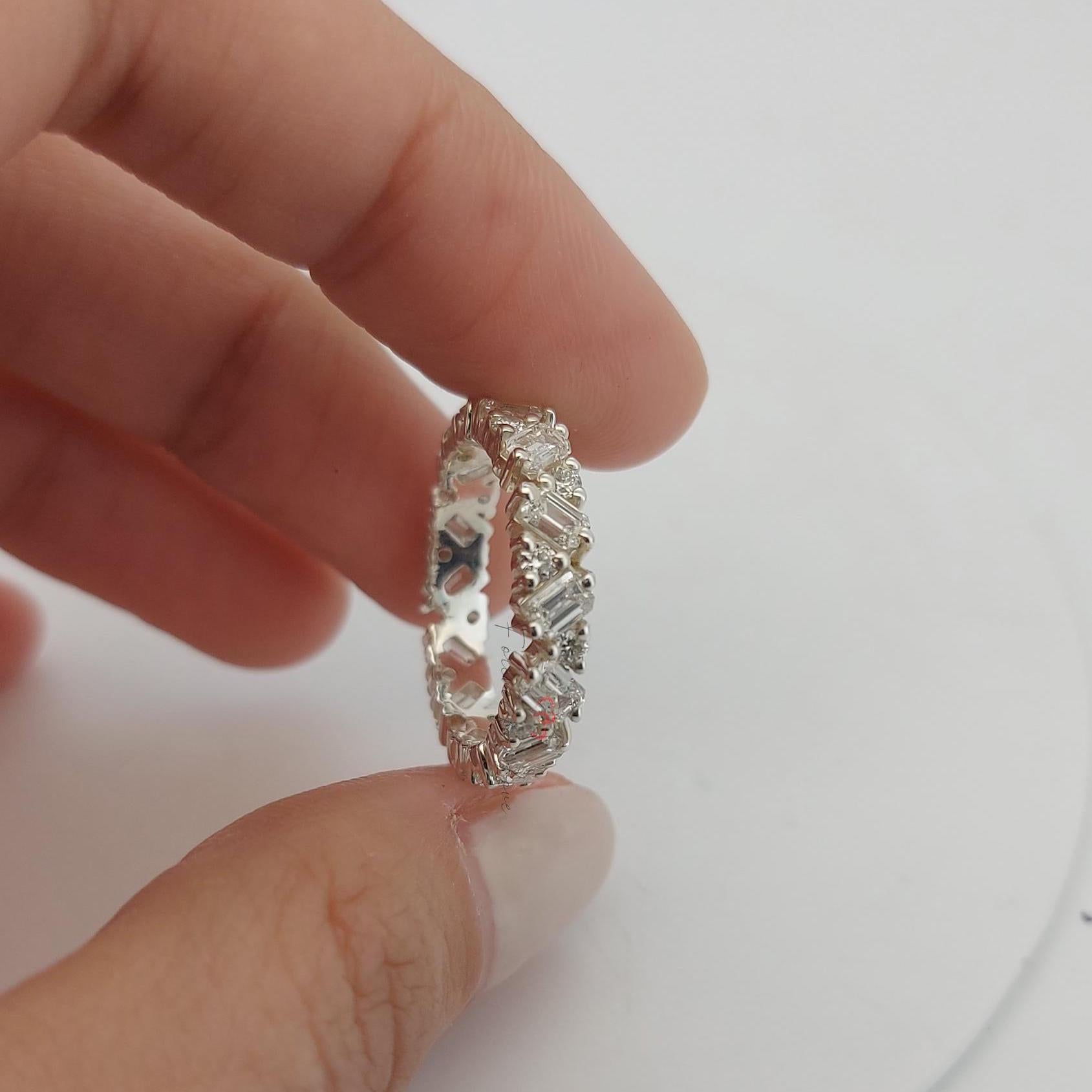 Baguette Diamond Full Eternity Band