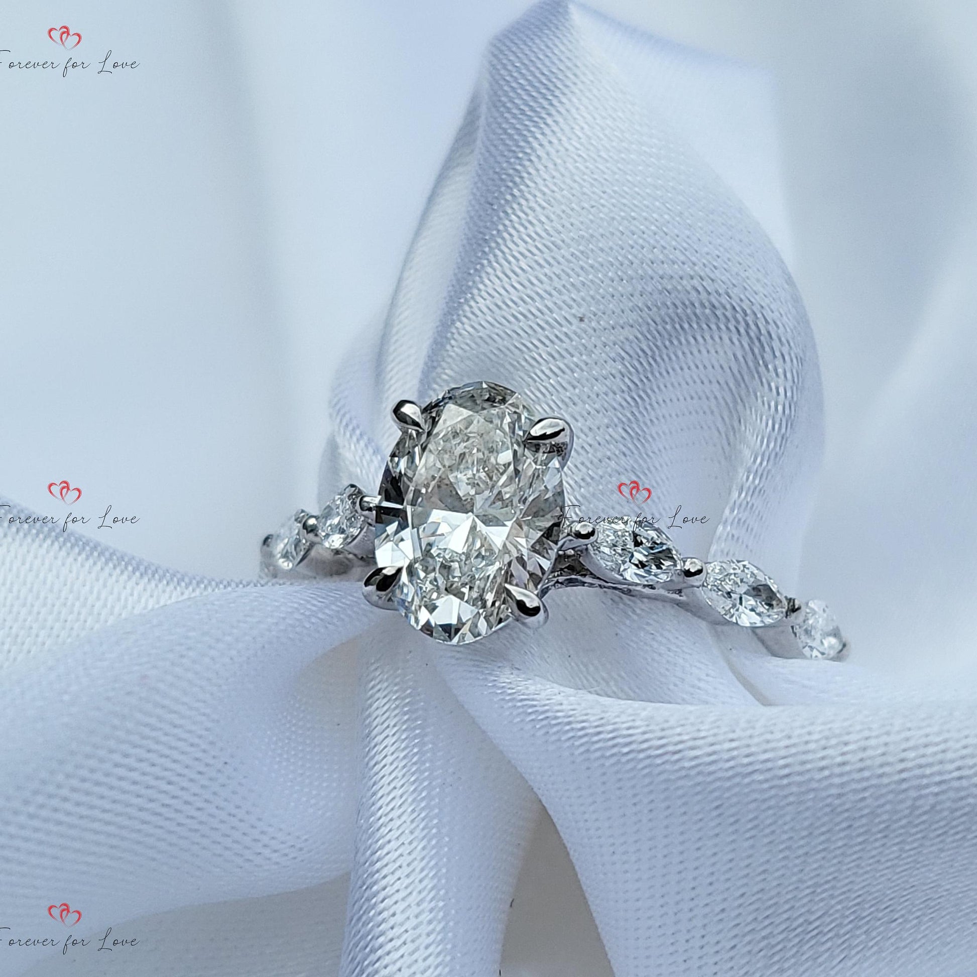 1 Ct IGI Certified Oval Diamond Solitaire Engagement Ring