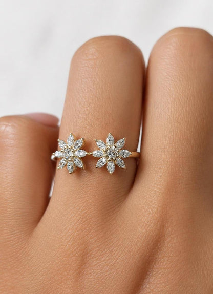 Marquise Lab Diamond Ring