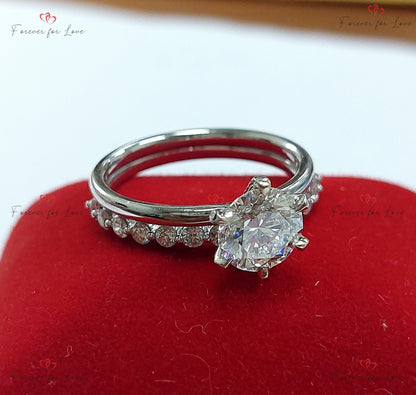 1.5 Ct IGI Certified Round Diamond Engagement Ring