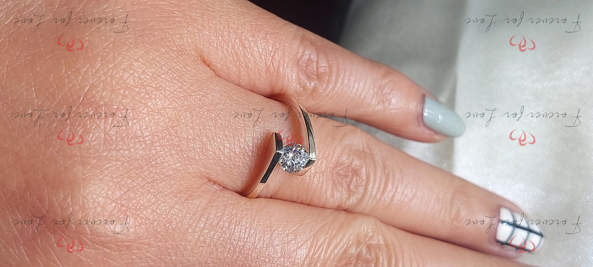 GIA Certified Round Natural Diamond Solitaire Ring