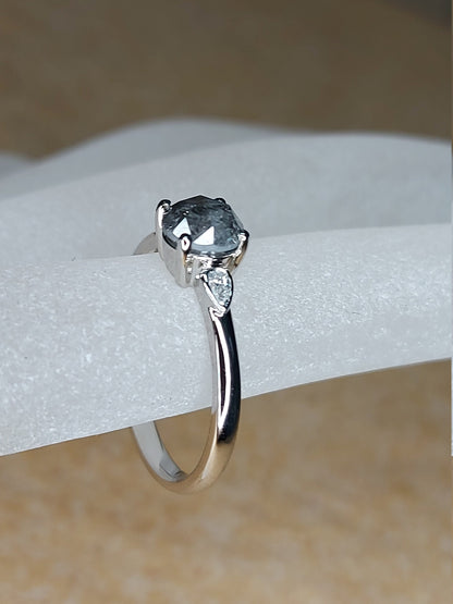 Pear Natural Diamond Engagement Ring