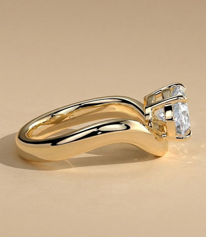 1 Ct IGI Certified Oval Lab Diamond Engagement Ring