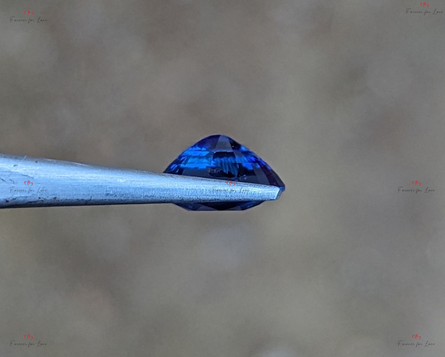 Cornflower Blue Sapphire 4.07 Carats, Natural Ceylon Oval shaped Loose Gemstone, 10.45 x 8.3 x 6mm, Custom Jewelry Gift for Her Moissanite engagement ring in Gold or Platinum — custom handcrafted by Forever For Love