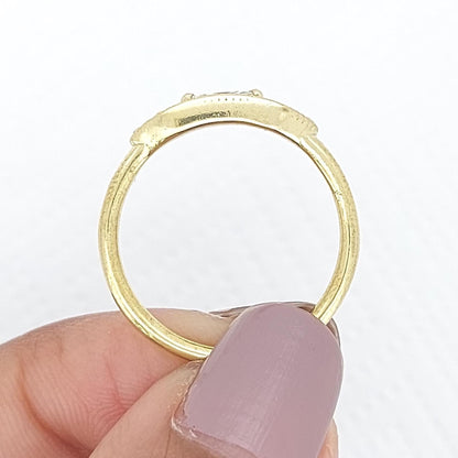 Oval Diamond Three Stone Engagement Ring