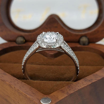 1.7 Ct IGI Certified Round Lab Diamond Engagement Ring