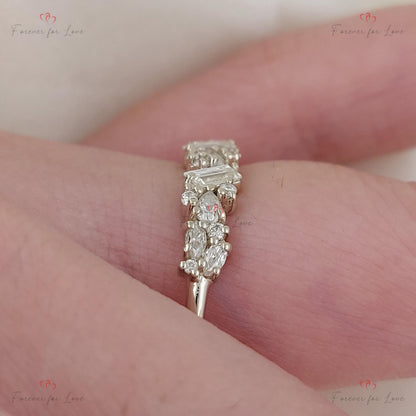 Marquise Diamond Engagement Ring
