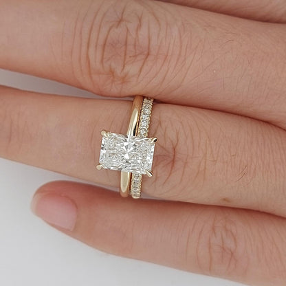 1.76 Ct Radiant Lab Diamond Eternity Band