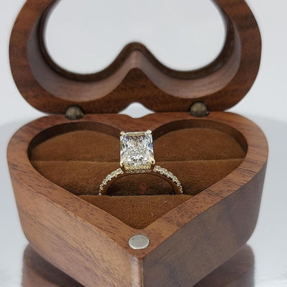 2.5 Ct IGI Certified Radiant Lab Diamond Solitaire Engagement Ring