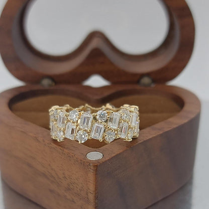 Baguette Lab Diamond Full Eternity Band