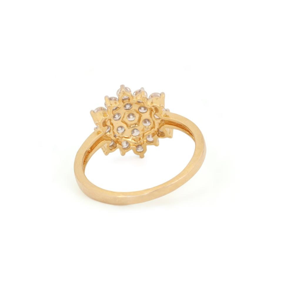 18 Ct Round Natural Diamond Engagement Ring