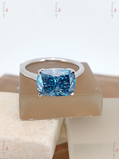 IGI Certified Cushion Lab Diamond Engagement Ring