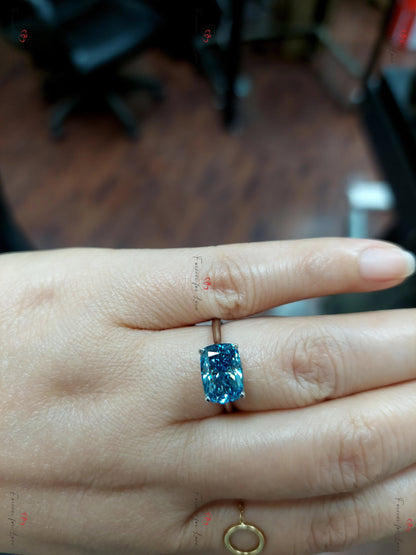 IGI Certified Cushion Lab Diamond Engagement Ring