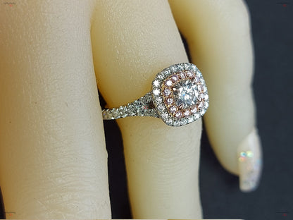 2 Ct Cushion Diamond Eternity Band