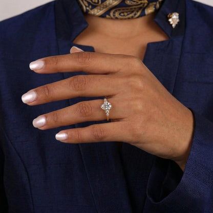 Pear Lab Diamond Engagement Ring