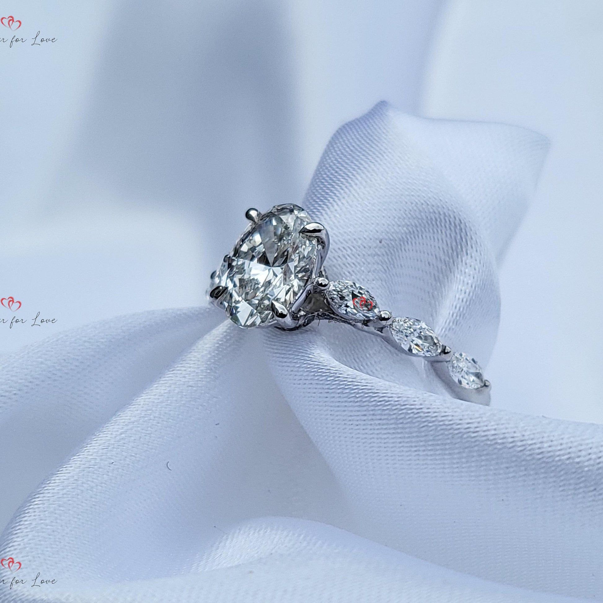 1 Ct IGI Certified Oval Diamond Solitaire Engagement Ring