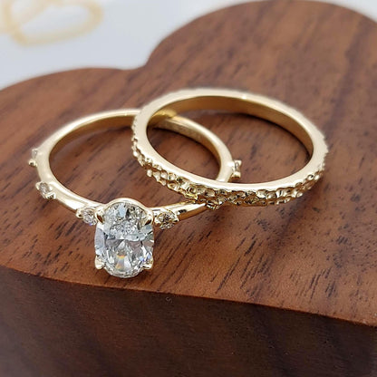 1 Ct IGI Certified Oval Lab Diamond Solitaire Engagement Ring