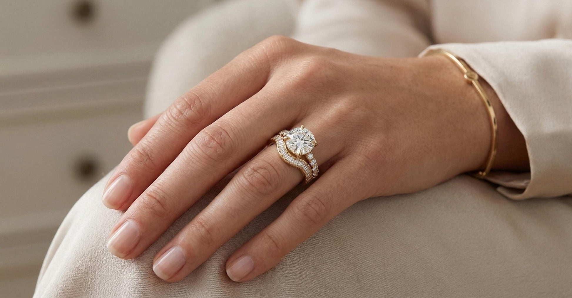 2 Ct IGI Certified Baguette Diamond Engagement Ring